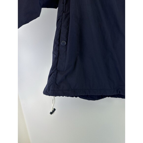 JW Anderson X UNIQLO Ribbed Casual Jacket Navy Blue Lightweight Nylon Womens 12 - Picture 3 of 12